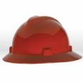 4-point Full Brim Red Msa V-guard Hard Hat